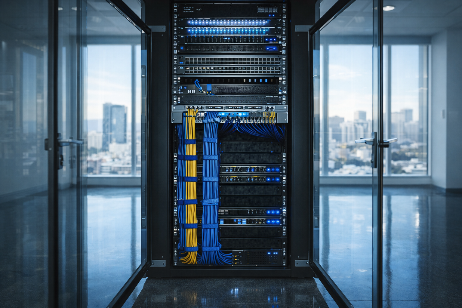 Network build-out rack deployment