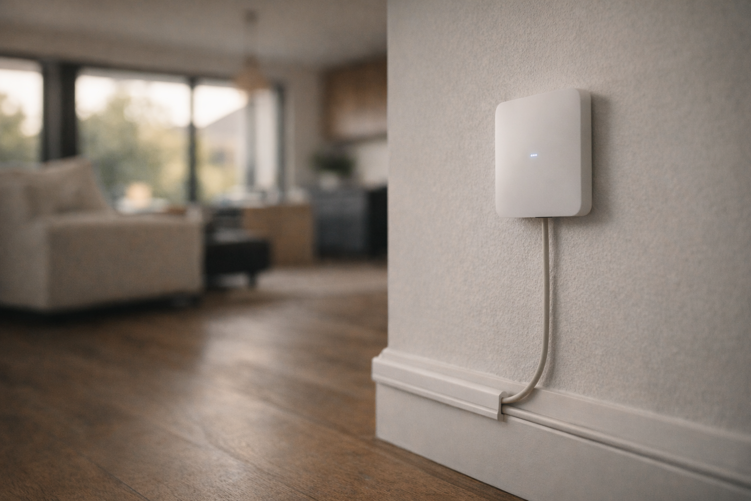 Home network setup — Wi-Fi access points and cabling