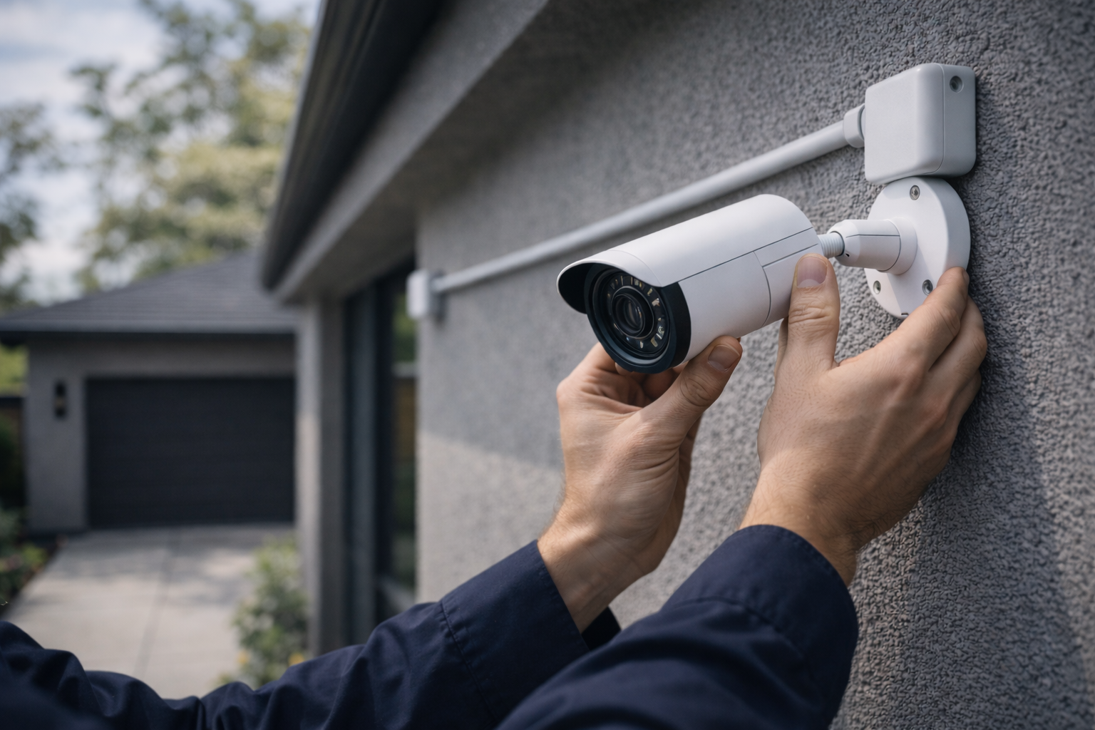 Camera installation clean mounting