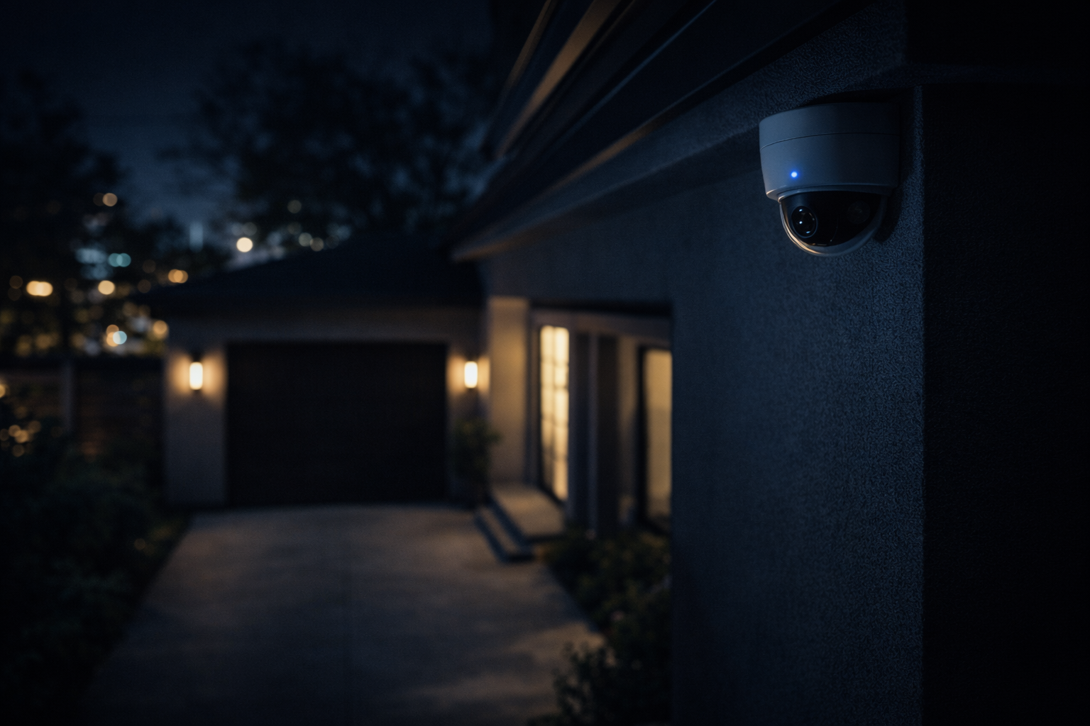 Perimeter security camera coverage