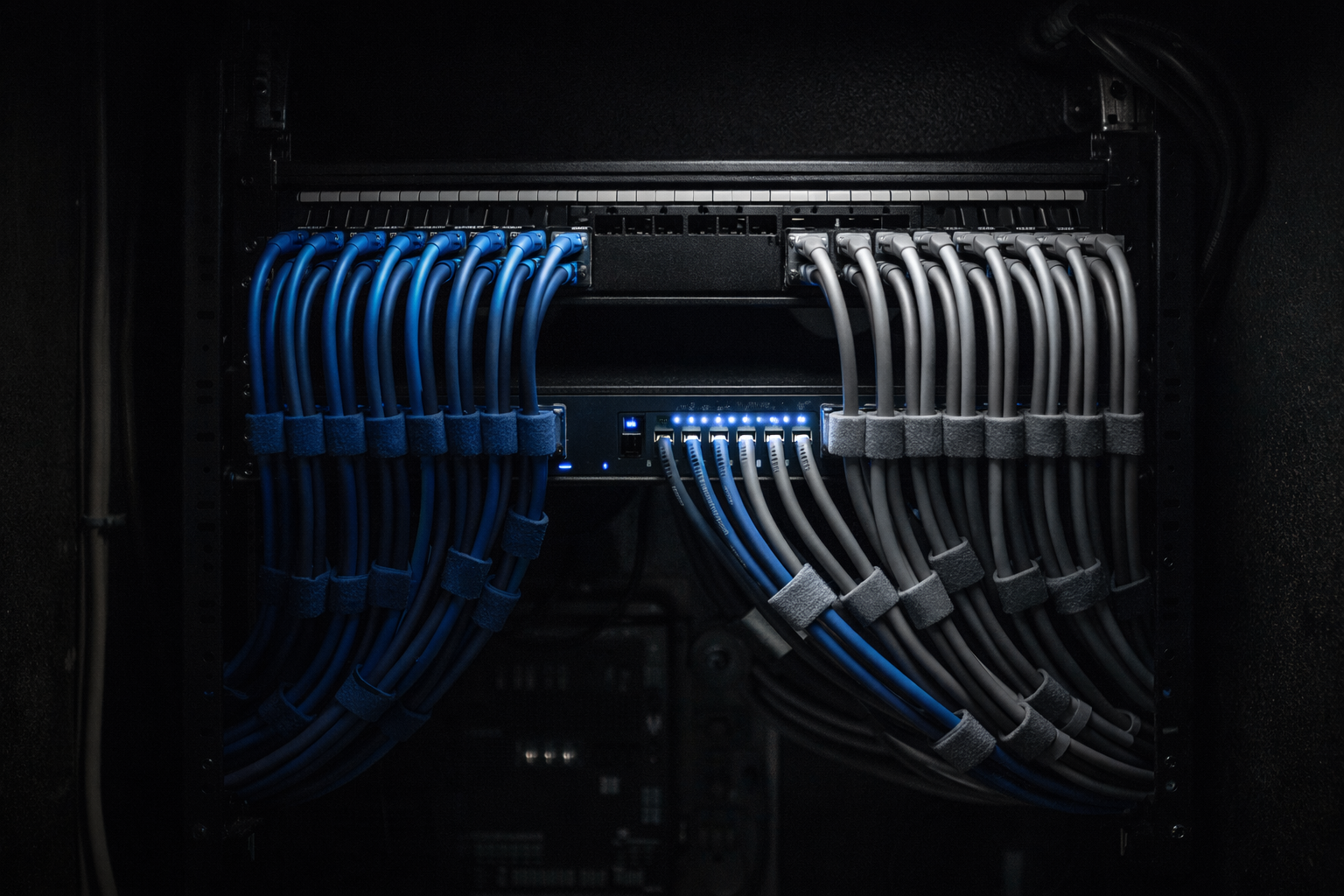 Neat cable management