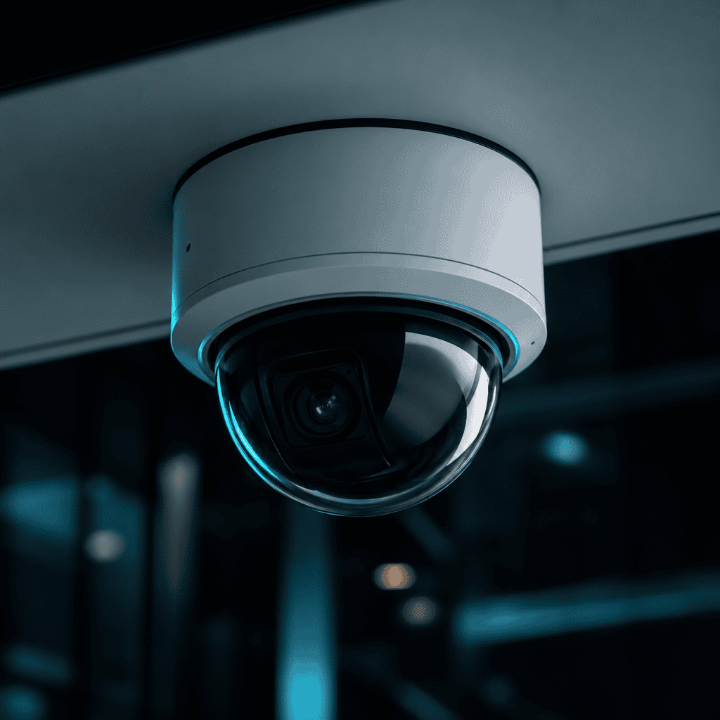 High-quality dome CCTV camera for commercial security systems.